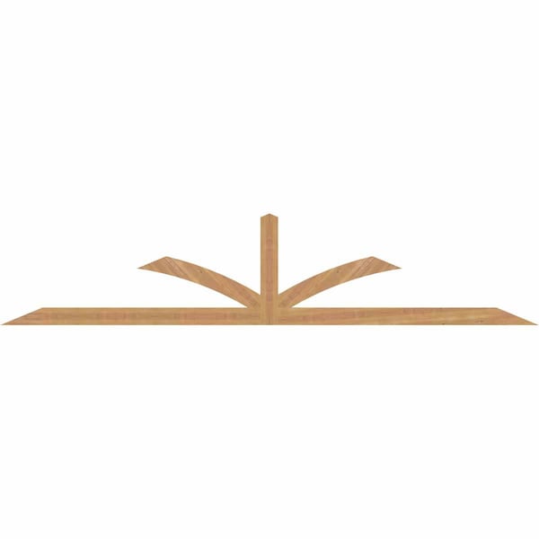 Ekena Millwork Richland Timber Gable Bracket, Western Red Cedar, 108"W x 22"H x 1 1/2"D x 3 1/2"F, 5/12 Pitch GBW108X22X0204RIC00SWR - main